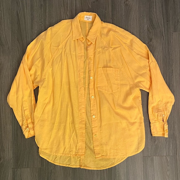 Aritzia Wilfred Free Relaxed Linen Shirt - Picture 1 of 8